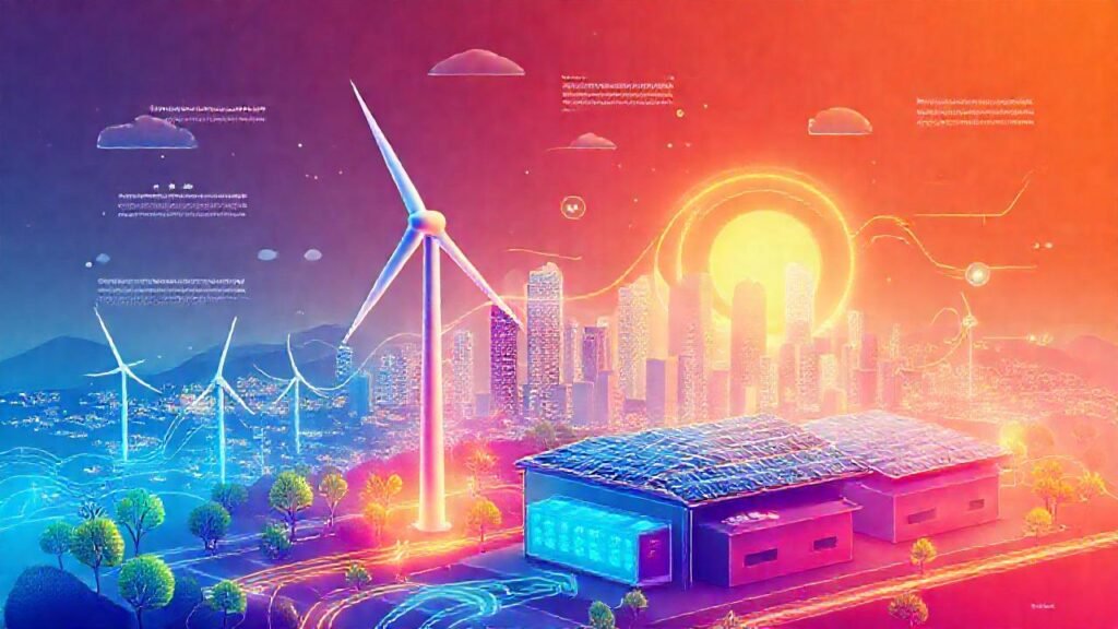Energía limpia impulsa una ciudad futurista