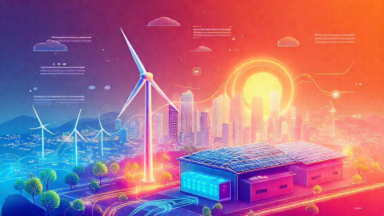 Energía limpia impulsa una ciudad futurista