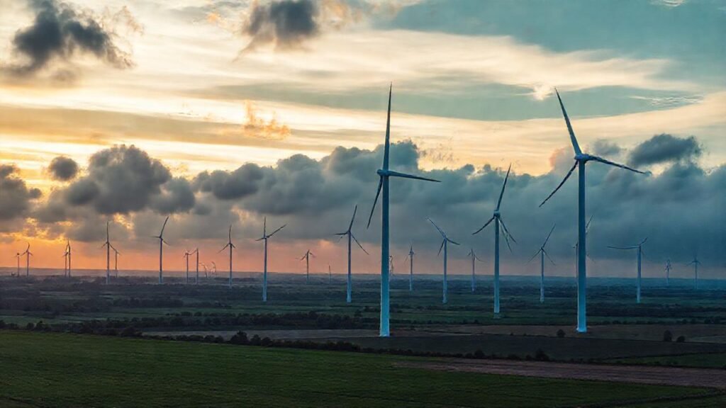 Turbinas eólicas generan energía sosteniblemente