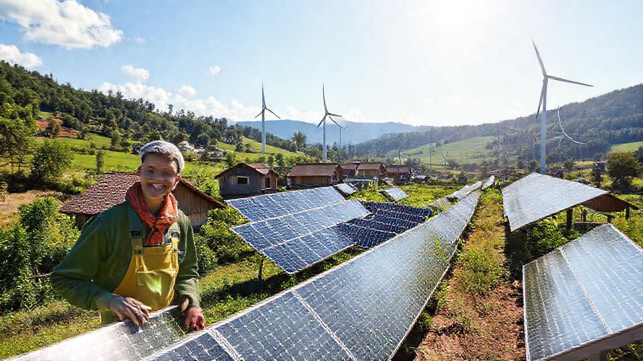 Agricultores felices impulsan un futuro verde