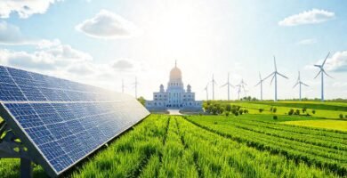 Energía limpia construye un futuro brillante