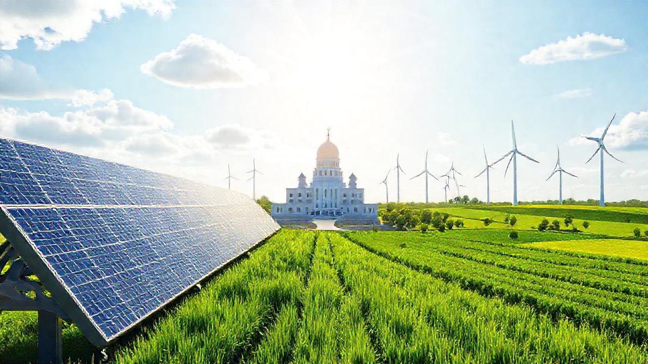 Energía limpia construye un futuro brillante