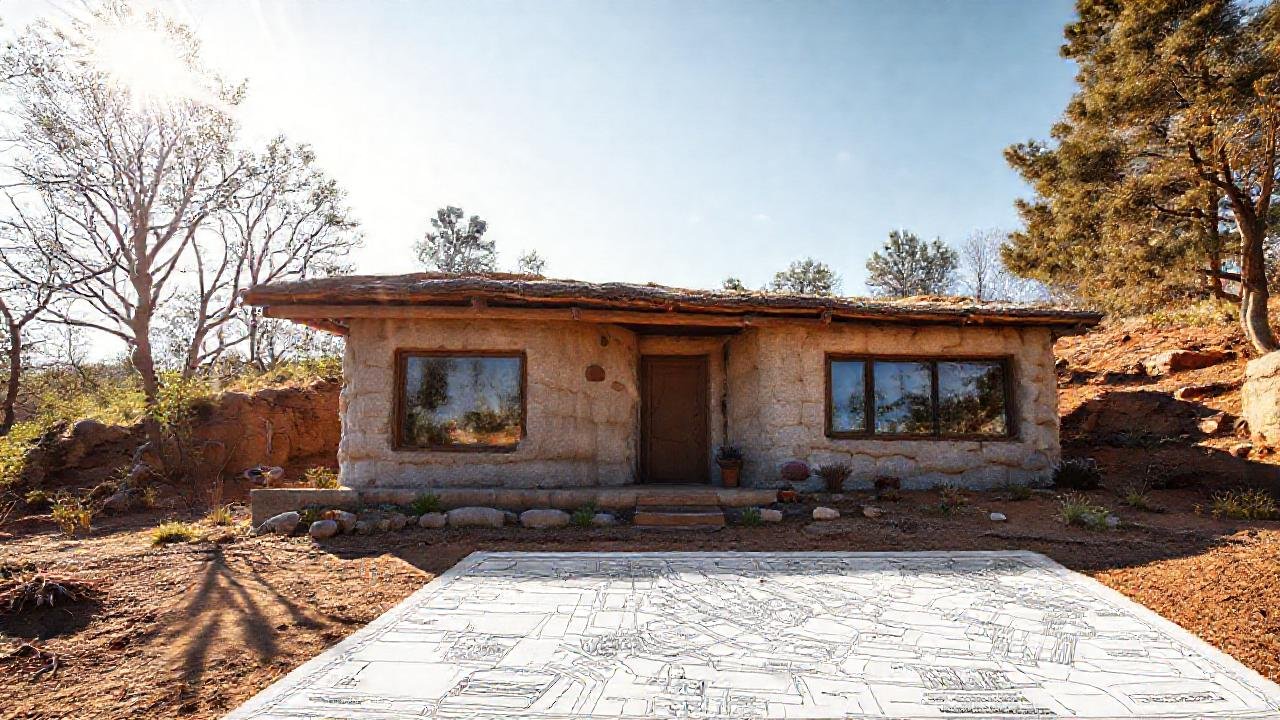 Casas de sacos de tierra: sostenibles y económicas