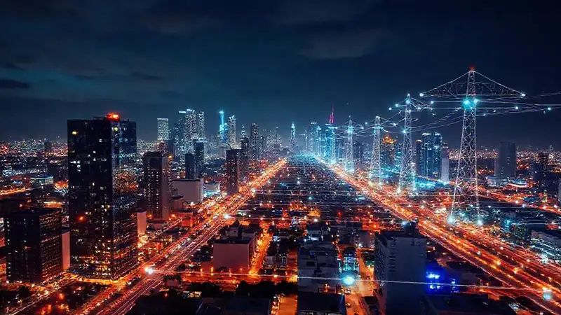 Ciudades inteligentes conectadas, energía sostenible y datos