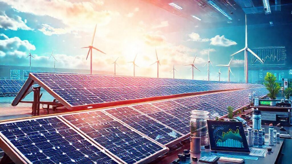 Energía limpia visualiza un futuro sostenible
