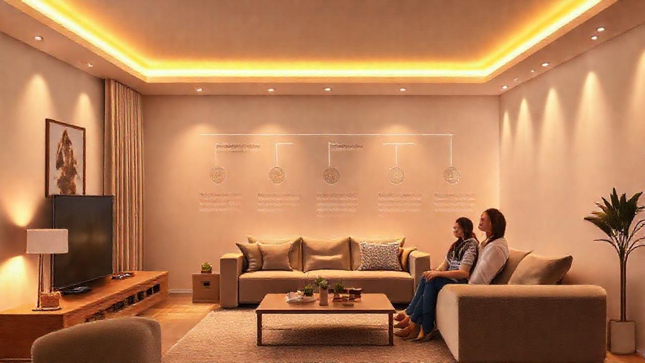 Un salón moderno y luminoso transmite felicidad