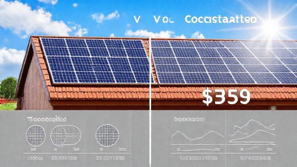 Paneles solares contrastan eficiencia y coste