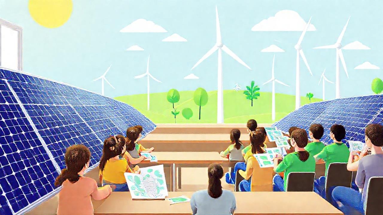 Energía renovable inspira un futuro sostenible
