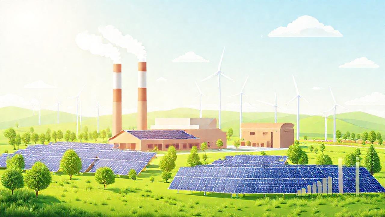 Energía limpia construye un futuro brillante