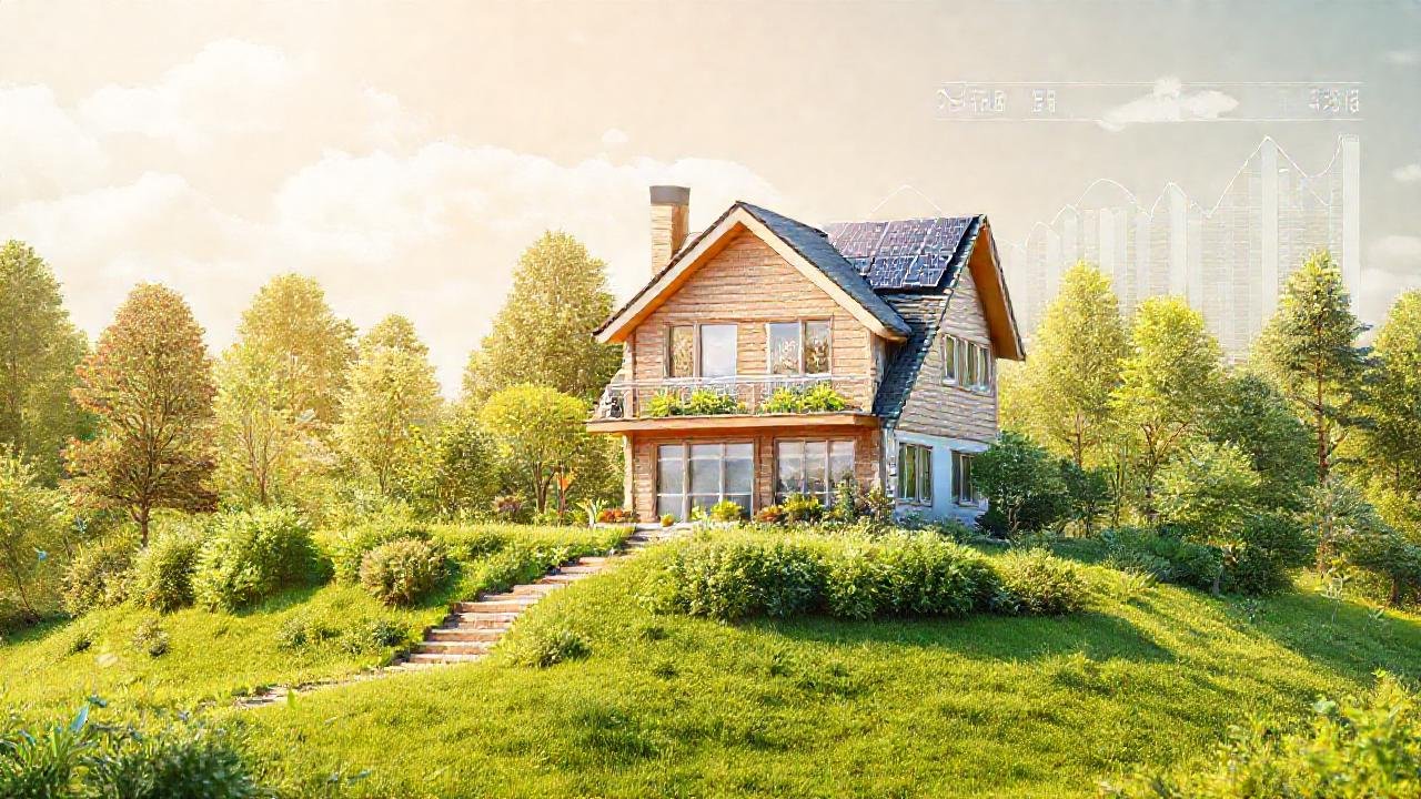 Una casa sostenible prospera con eficiencia