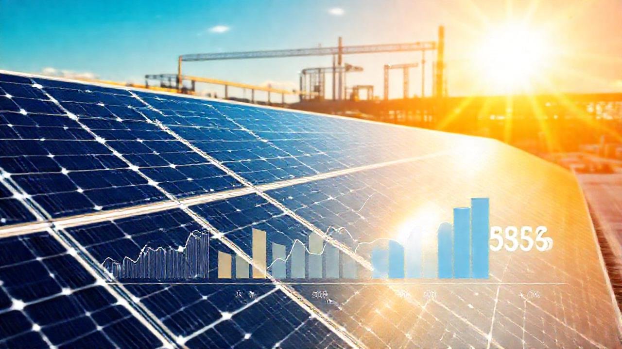 Paneles solares industriales generan energía limpia