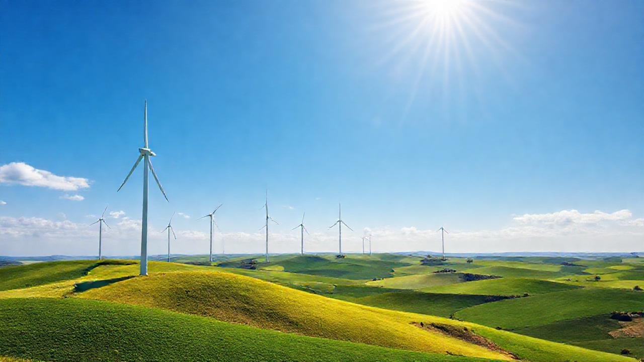 Turbinas eólicas ofrecen energía sostenible y paz