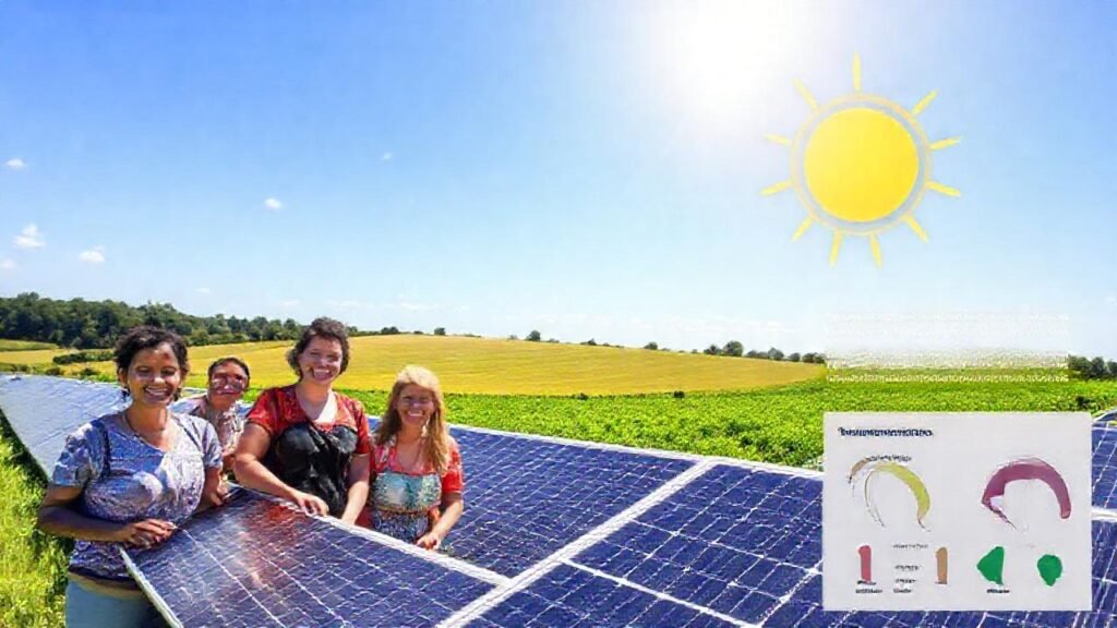 Paneles solares generan alegría en comunidad