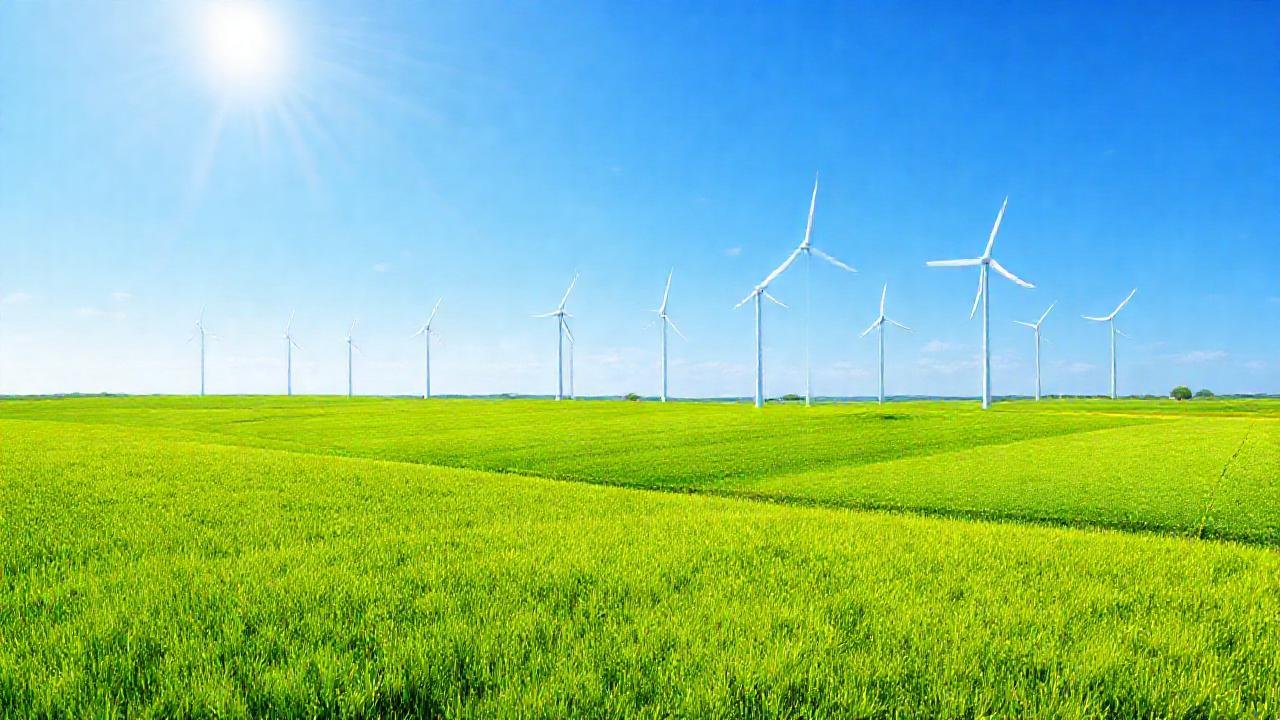 Turbinas eólicas modernas generan energía limpia