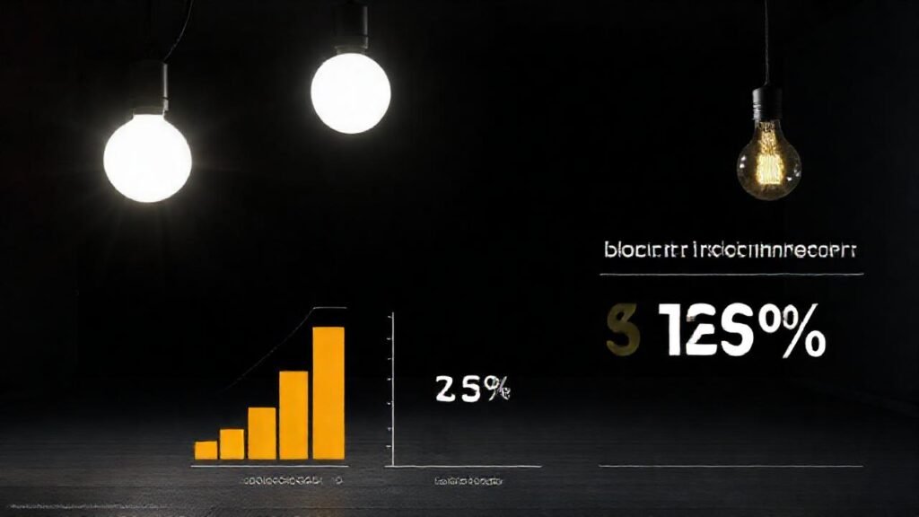 Luces LED reducen costos y brillan