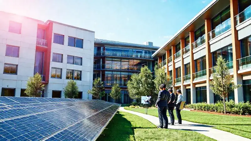 Un campus universitario innovador genera energía
