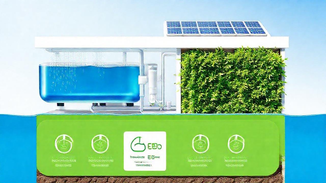 Un sistema de recolección de agua limpia