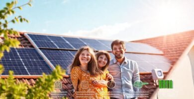Paneles solares ofrecen energía limpia y feliz