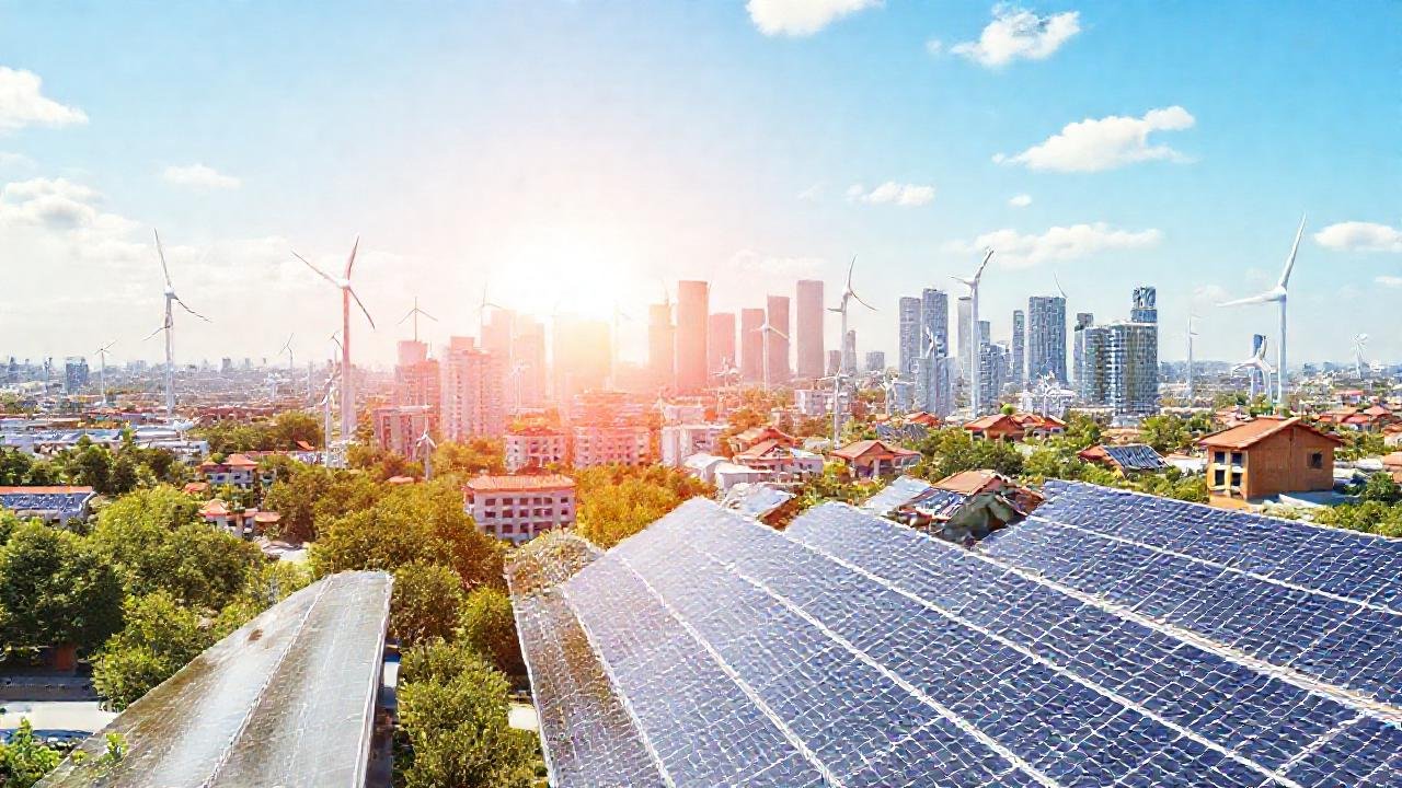 Una ciudad sostenible ofrece un futuro brillante