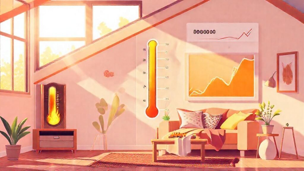 Una casa cálida ahorra energía visualmente