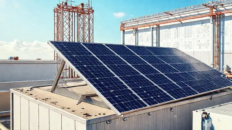 Paneles solares generan energía renovable eficiente