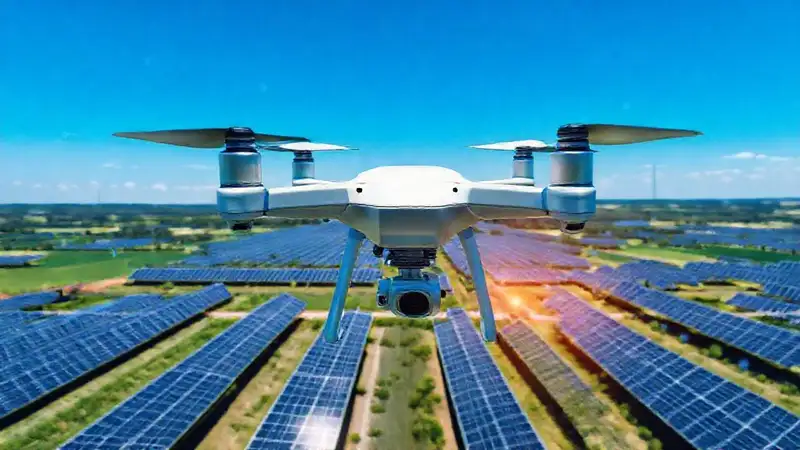 Una granja solar captura energía digitalmente