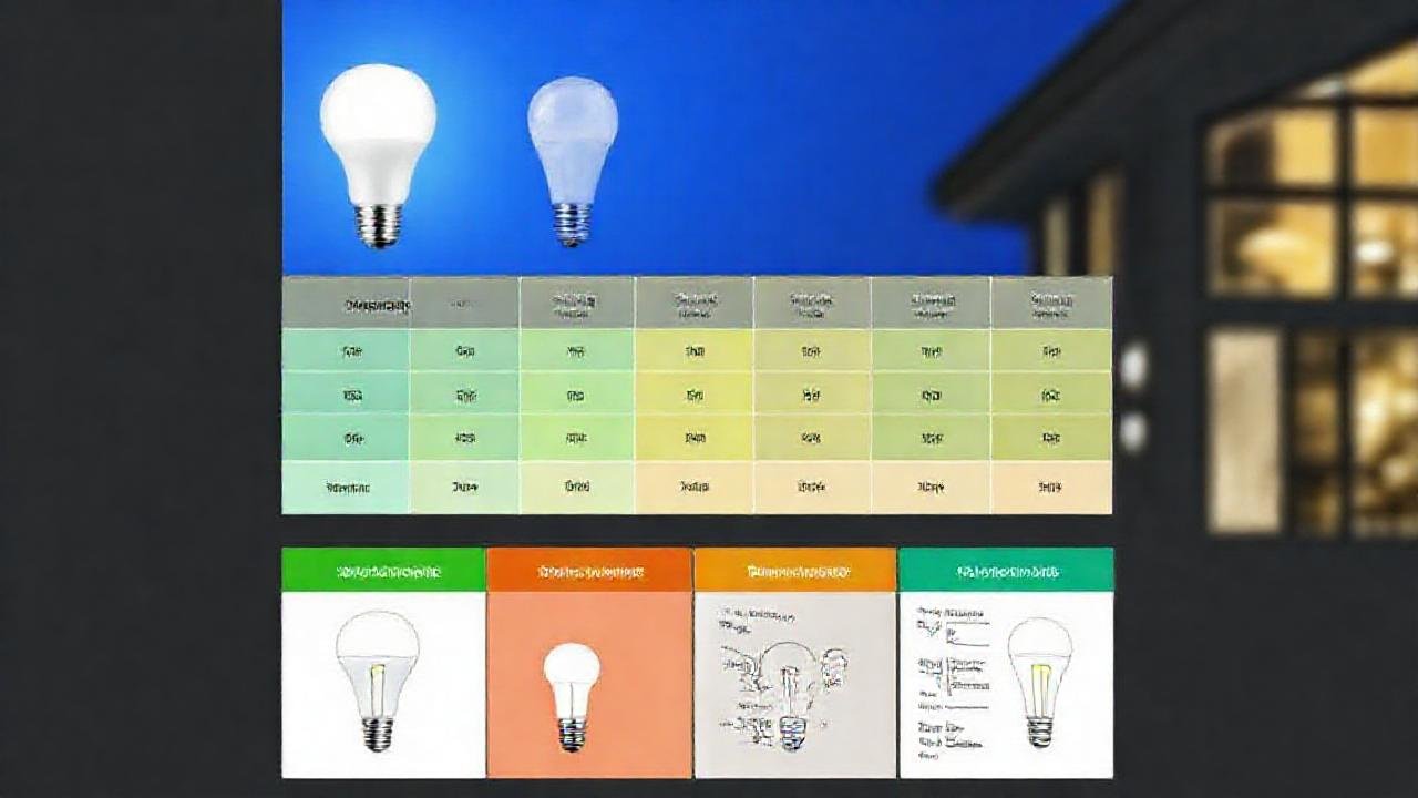 Luces LED comparan eficiencia y diseño