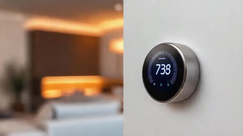 Termostato inteligente: diseño moderno y eficiente