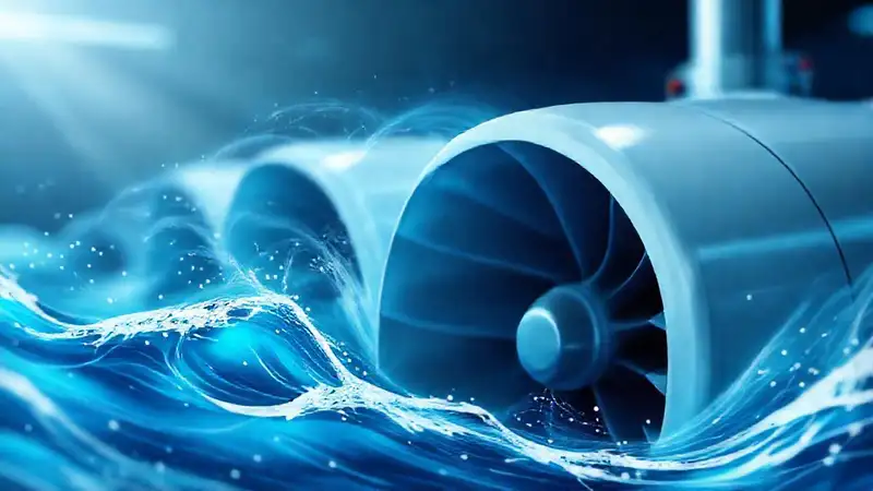 Turbinas marinas futuristas generan energía dinámica