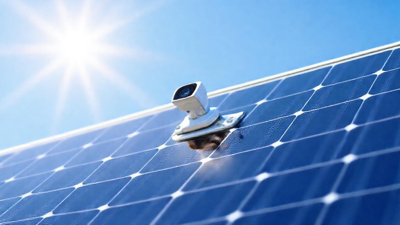 Panel solar: diagrama técnico moderno
