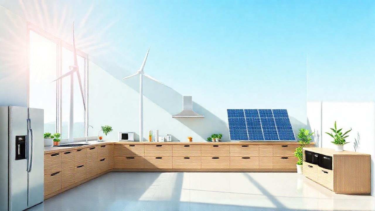 Cocina moderna, sostenible y luminosa