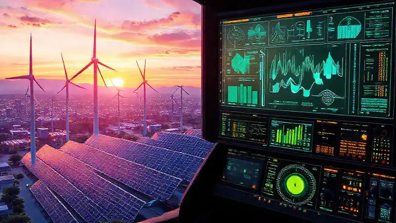 Energía limpia visualiza un futuro digital