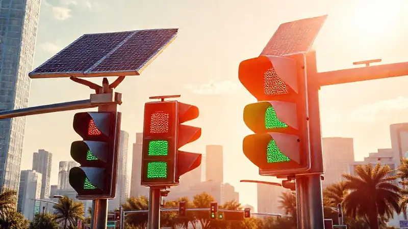 Luces solares innovadoras iluminan la ciudad