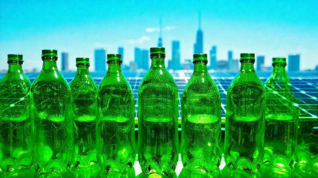 Un futuro sostenible brilla con energía limpia