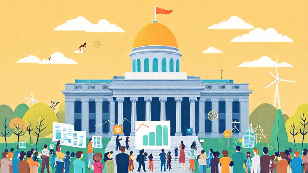 Un gobierno promueve energía sostenible y progreso