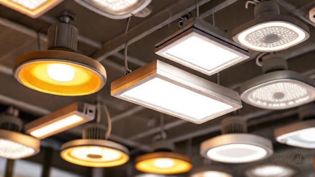 Luces LED modernas para interiores y exteriores