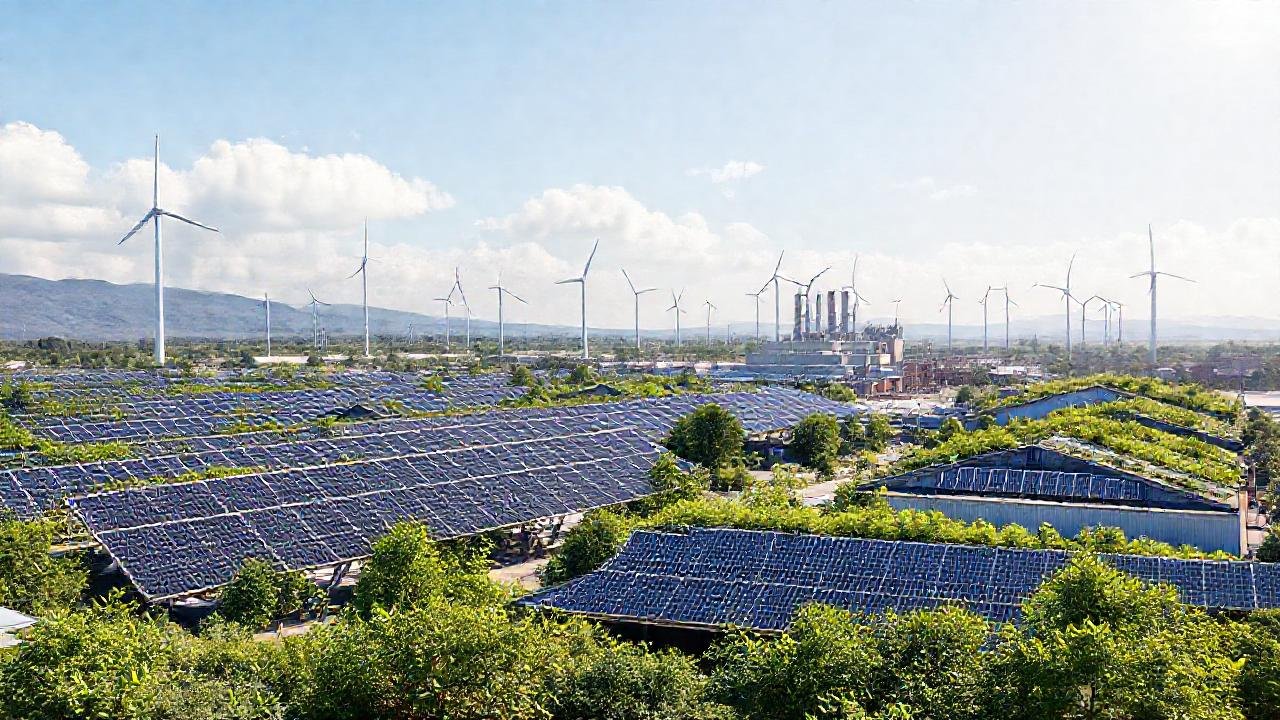 Energía sostenible transforma el paisaje industrial