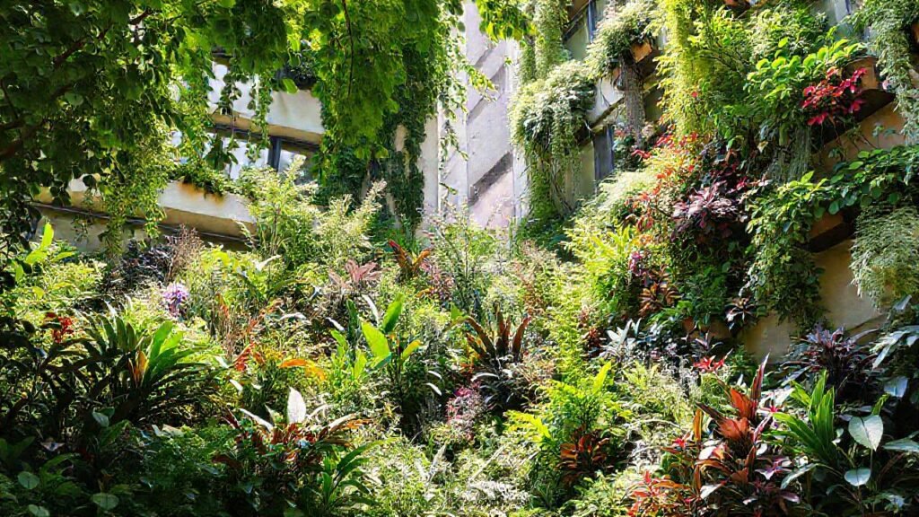 Jardín urbano: verde