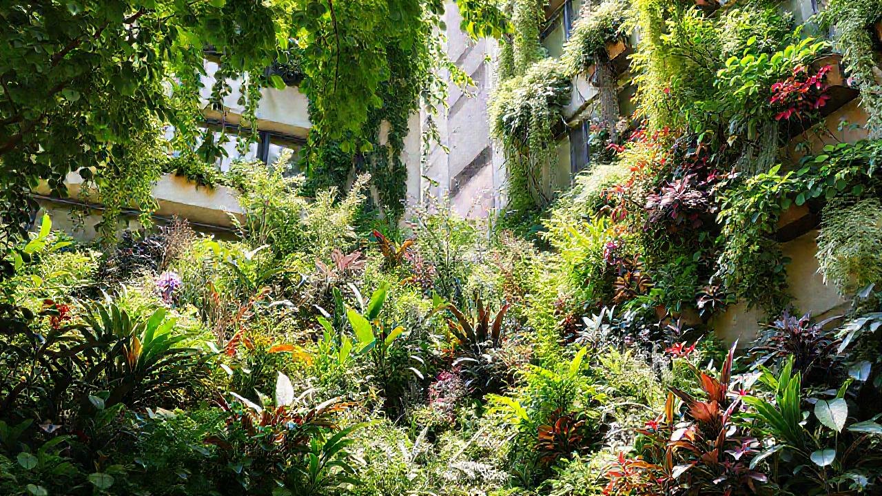 Jardín urbano: verde