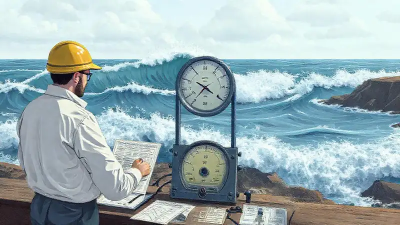 Ingenieros analizan datos de olas costeras