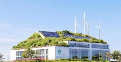 Arquitectura sostenible y ecológica resplandece hoy