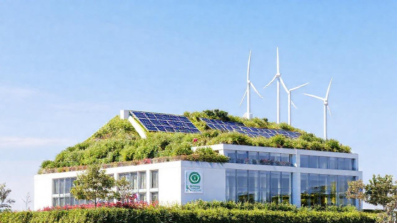 Arquitectura sostenible y ecológica resplandece hoy