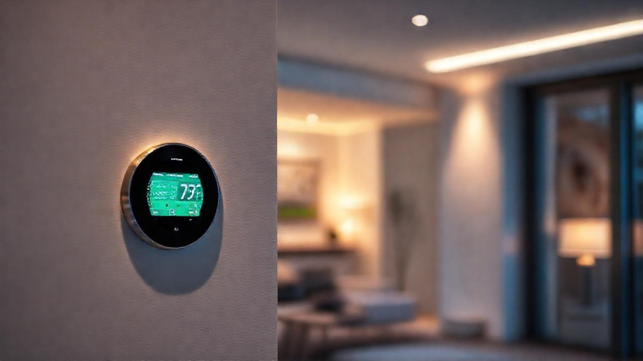 Un hogar moderno y eficiente inteligentemente iluminado