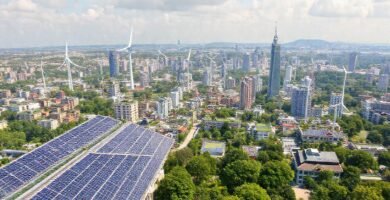 Una ciudad futurista