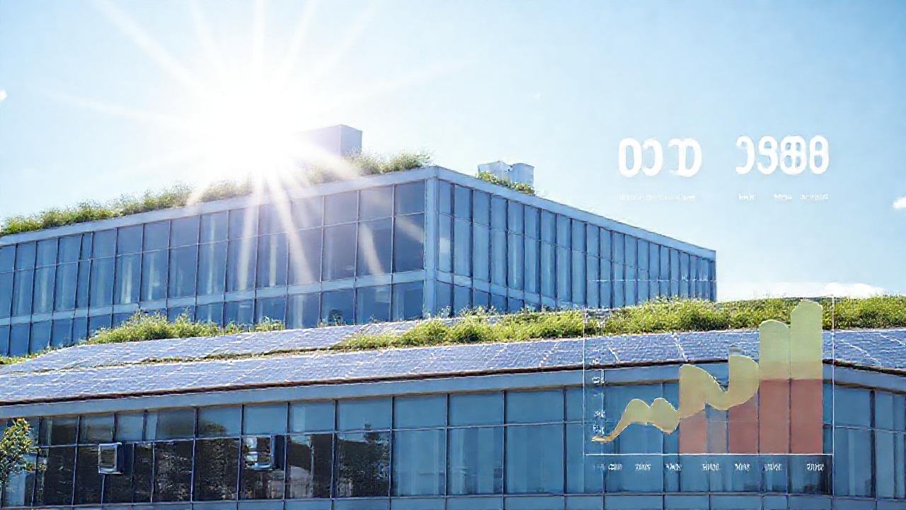 Edificio moderno: eficiencia sostenible y ahorro costes