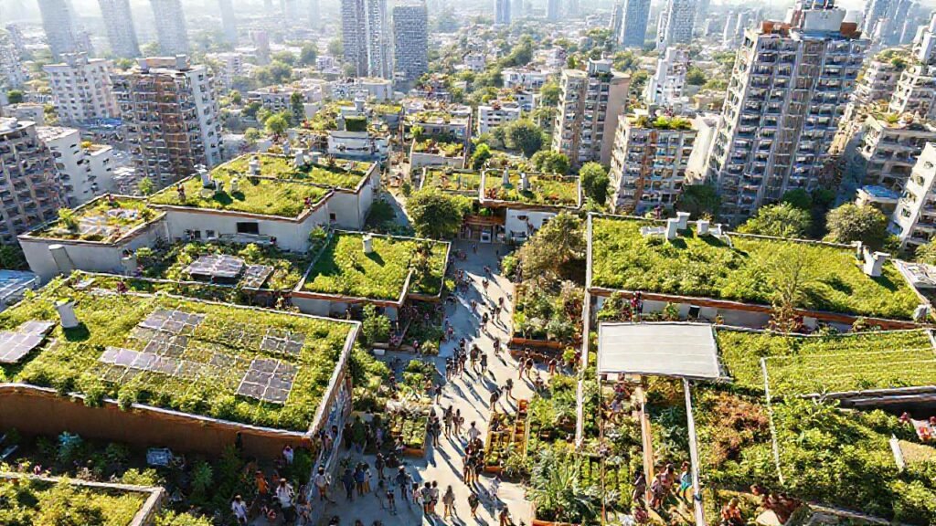 Una ciudad futurista