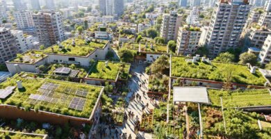 Una ciudad futurista