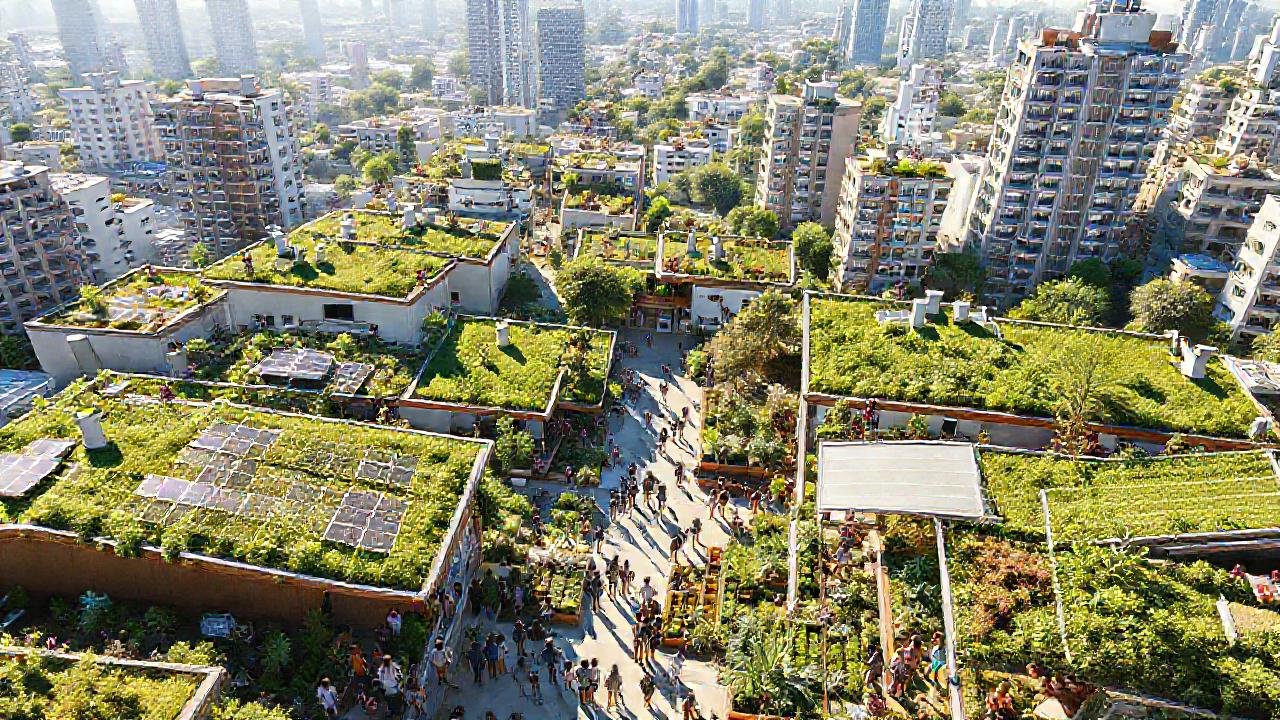 Una ciudad futurista