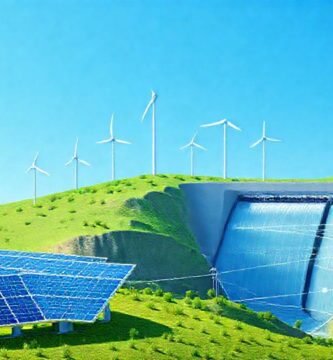 Energía limpia construye un futuro brillante