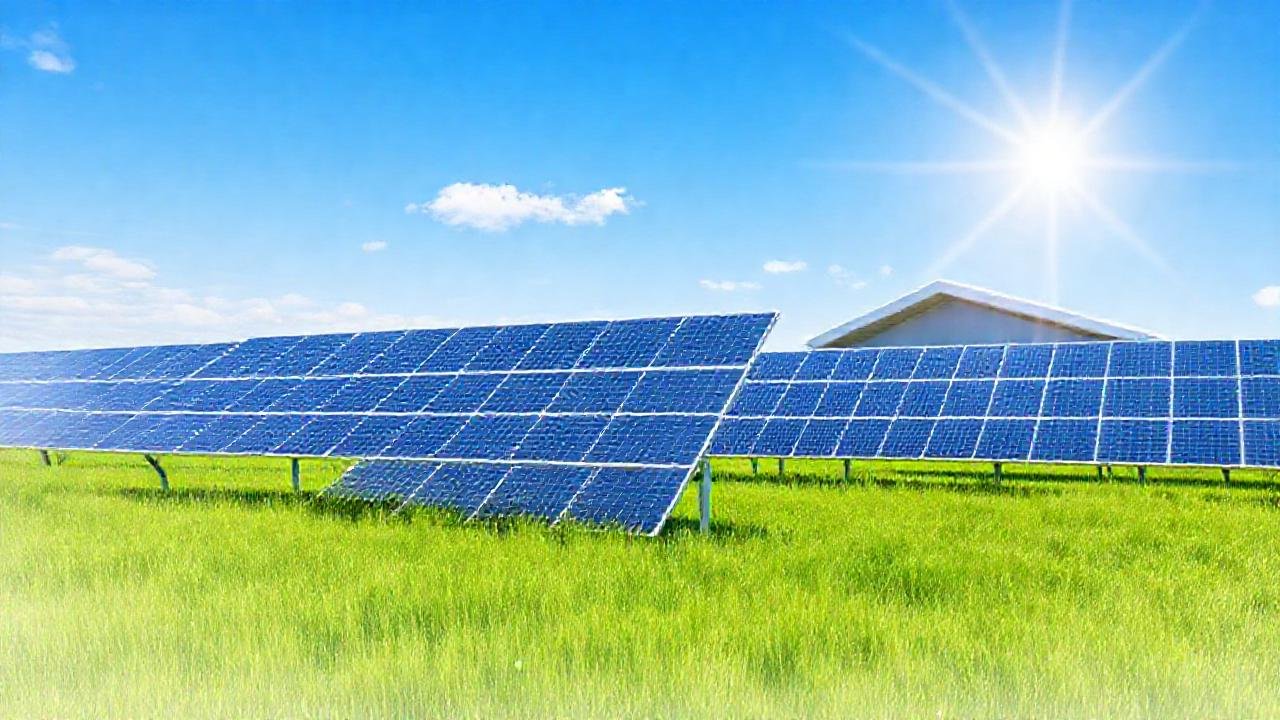 Paneles solares ofrecen energía limpia brillante